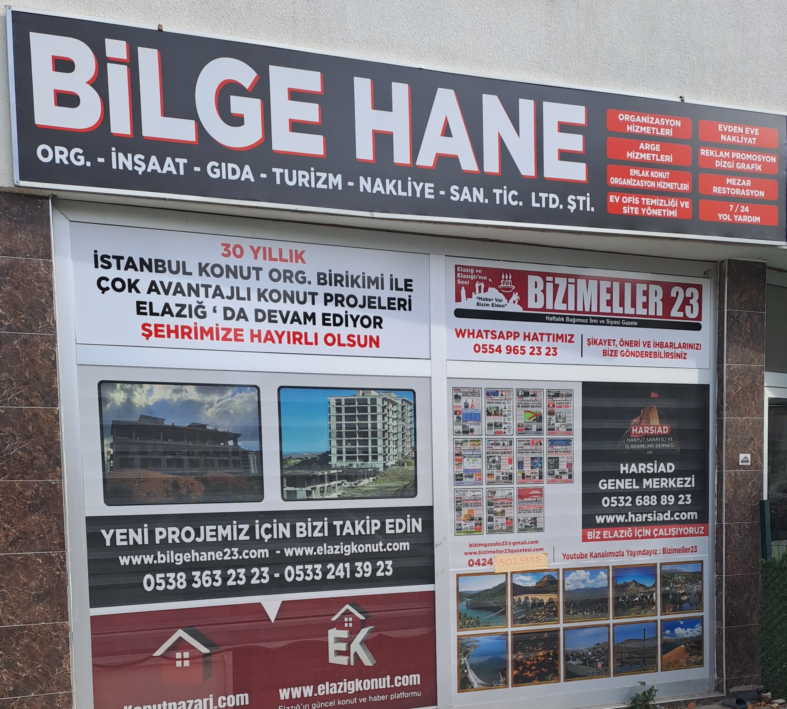 Bilgehane Org. İnş. Tur. Nak. Ltd. Şti. Logosu
