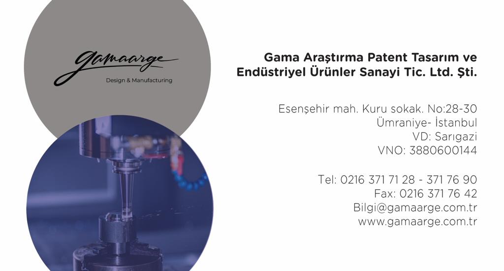 Gama Araştırma Patent Tasarım ve Endüstriyel Sanayi Tic Ltd.Şti. Logosu