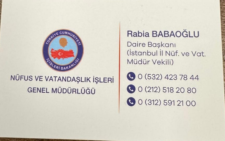 Nüfus ve vatandaşlık işleri Genel müdürlüğü Logosu