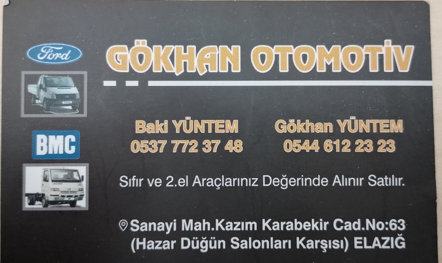 GÖKHAN OTOMOTİV Logosu