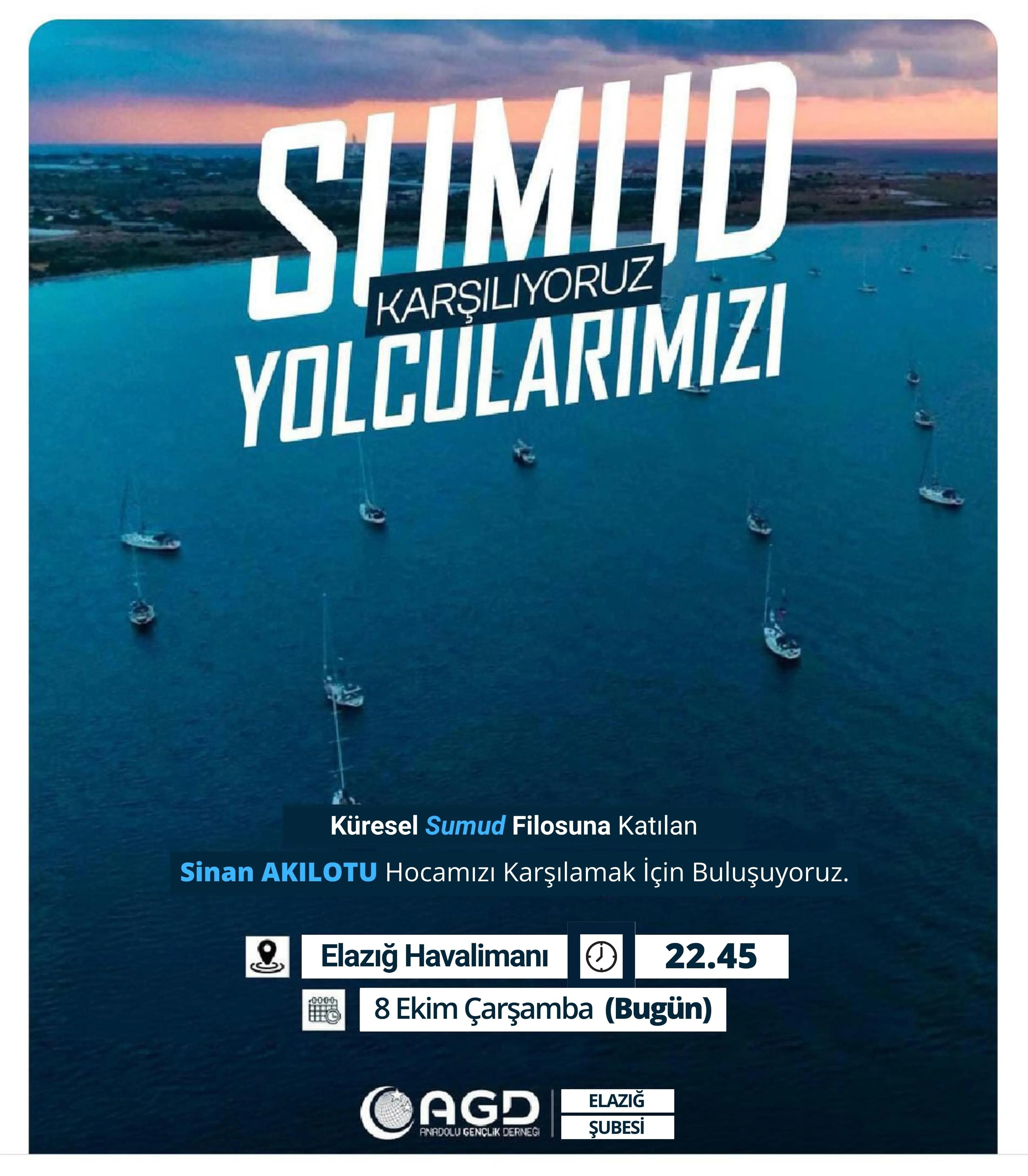 ELAZIĞLI SUMUD FİLO KAHRAMANI SİNAN AKILOTU KARŞILIYORUZ