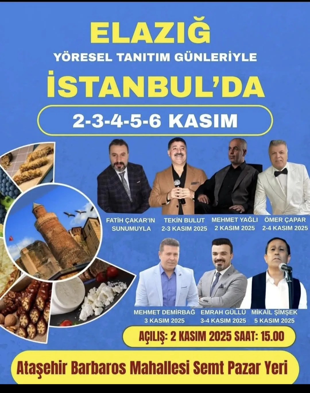 İSTANBUL DA ELAZİG GÜNLERİ VE BASKİL  GECESİ