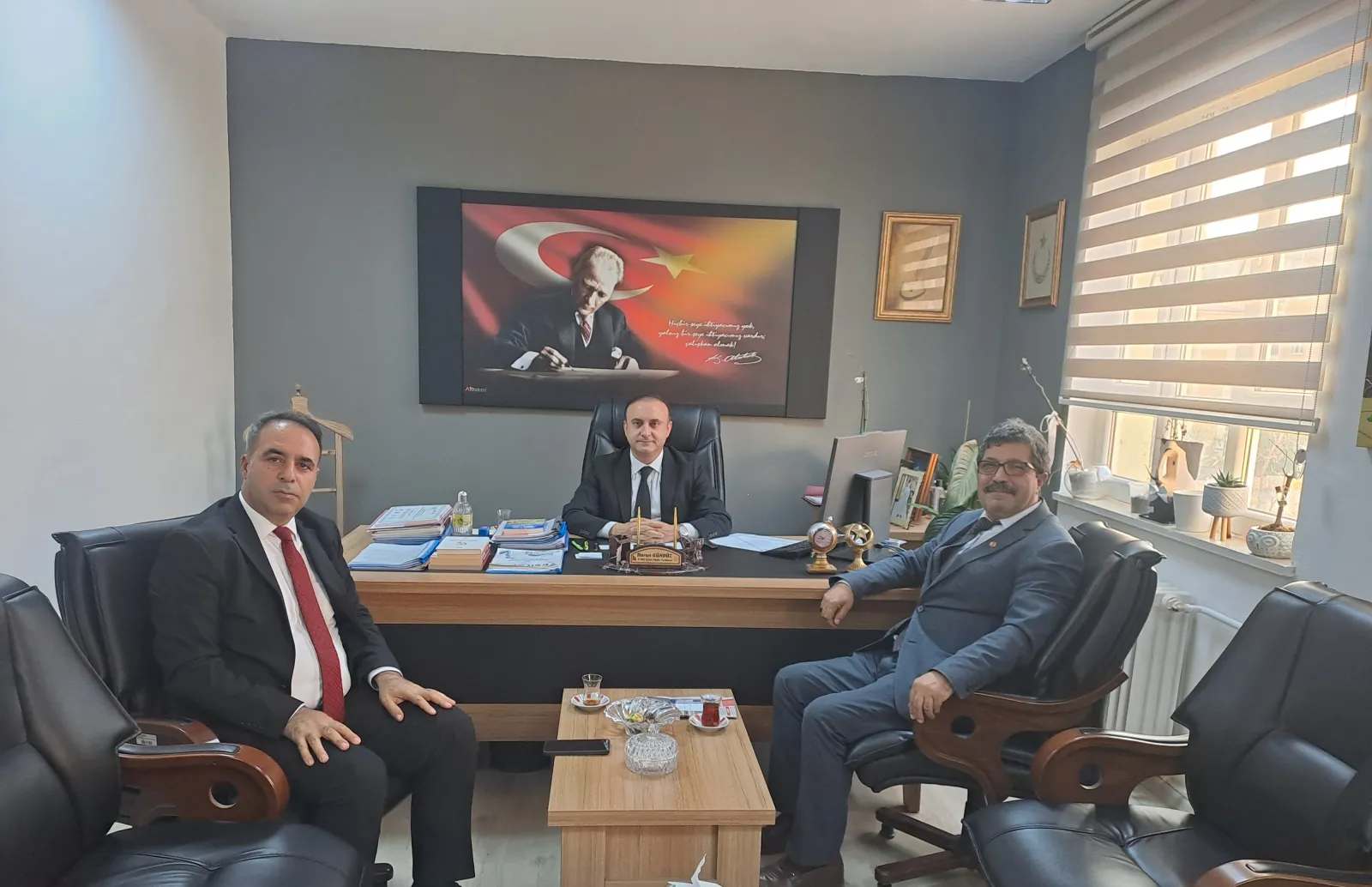 Manşet: GAZETEMİZDEN MİLLİ EGITİM BIRİMLERİNE ZİYARET