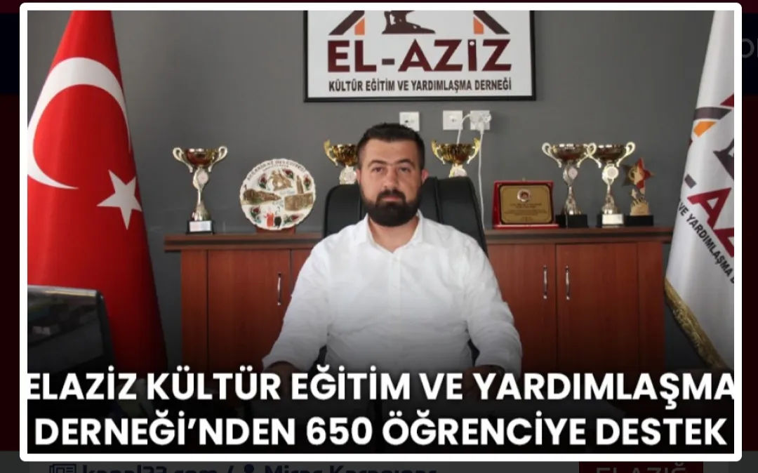 EL AZİZ KULTUR VE YARDIMLAŞMA DERNEĞI YARDIM  KAMPANYASI