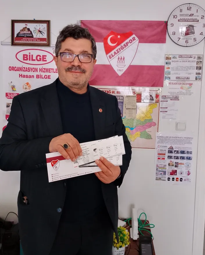 Manşet: ELAZIĞSPOR BAŞKANI AHMET FETHİ YILMAZ'A TEŞEKKÜR