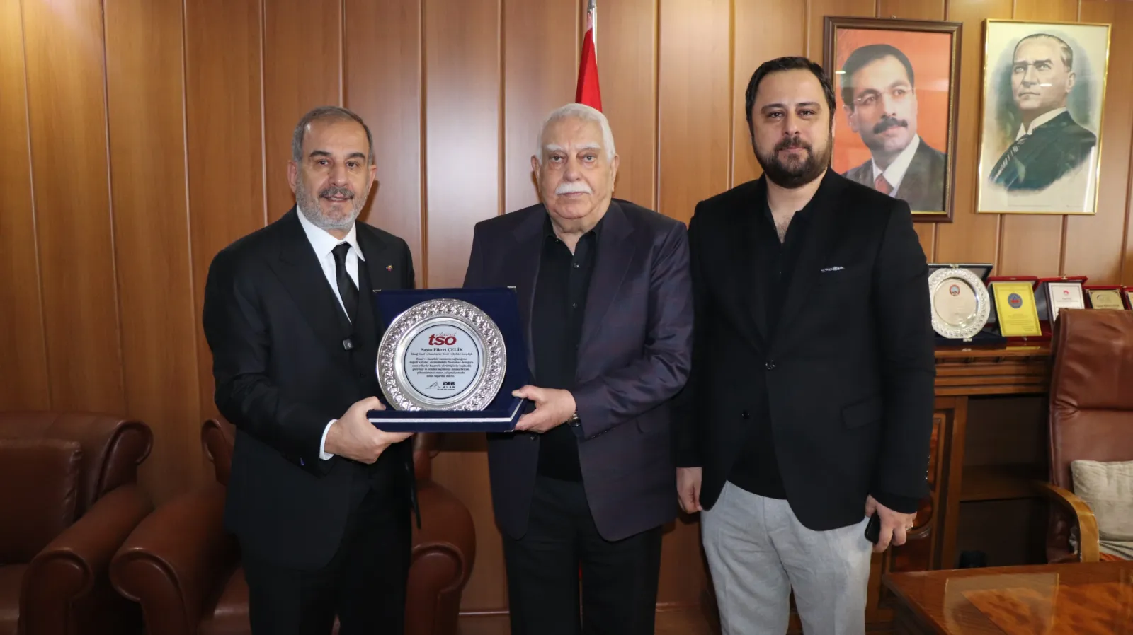 Manşet: BAŞKAN ALAN’DAN İŞ İNSANLARINA ZİYARET