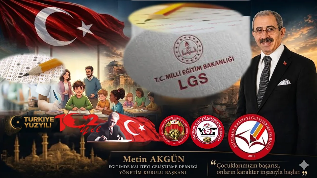 Manşet: EĞİTİMCİ .METİN AKGÜN DEN LGS İCİN YOL HARİTASI