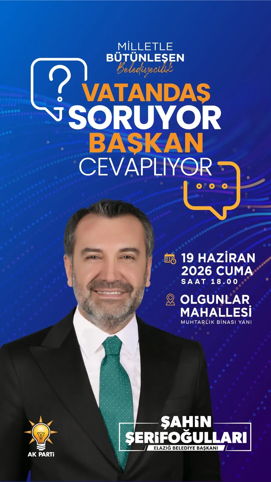 Manşet: “VATANDAŞ SORUYOR, BAŞKAN CEVAPLIYOR” PROGRAMI BAŞLIYOR
