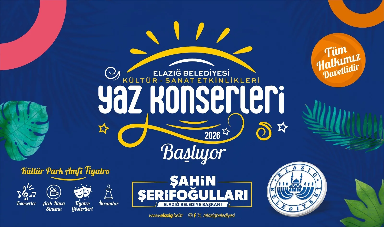 Manşet: ELAZIĞ BELEDİYESİ YAZ ETKİNLİKLERİ BAŞLIYOR