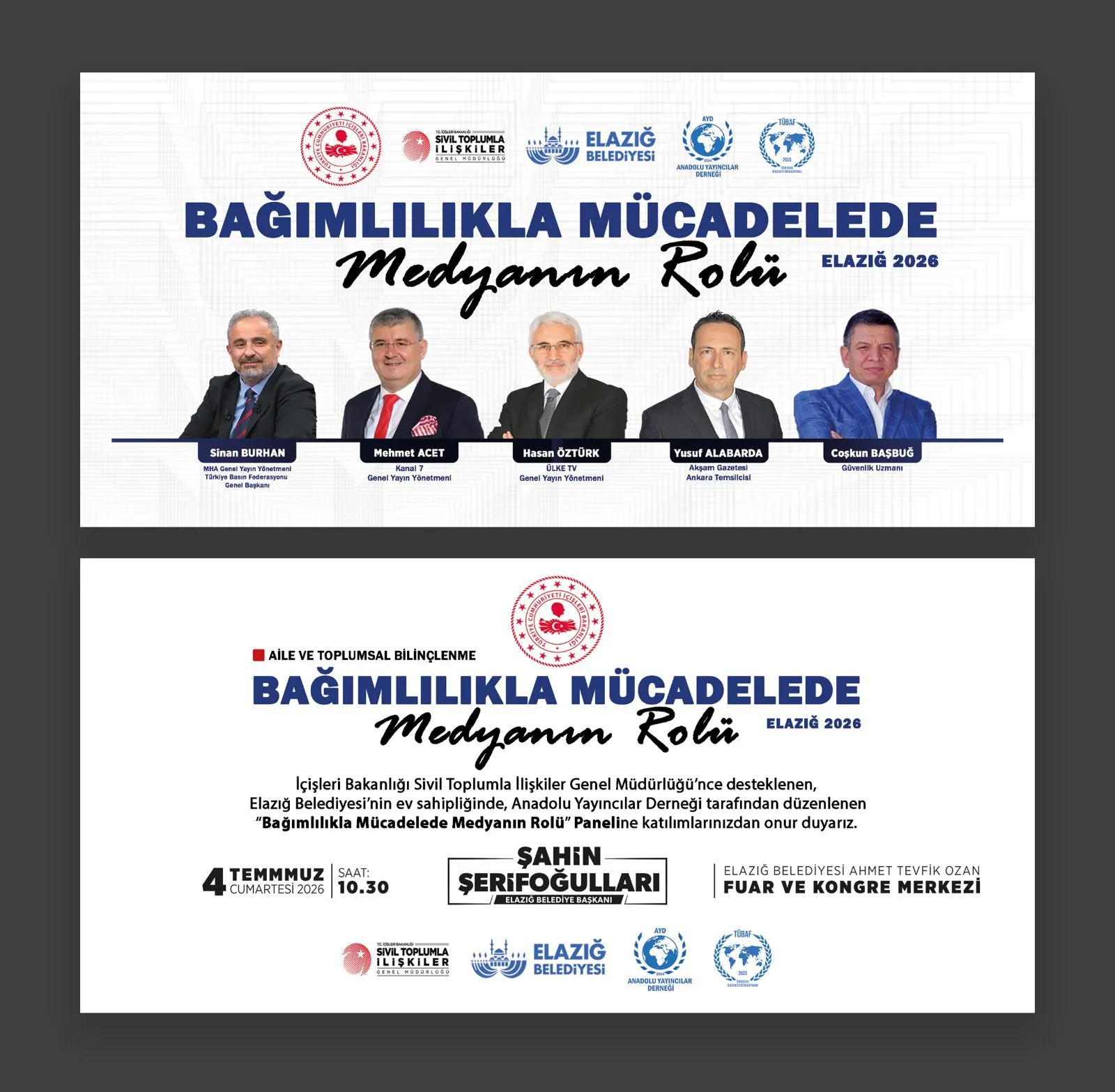 Manşet: BAĞIMLILIKLA MÜCADELEDE MEDYANIN ROLÜ ELAZIĞ'DA MASAYA YATIRILACAK