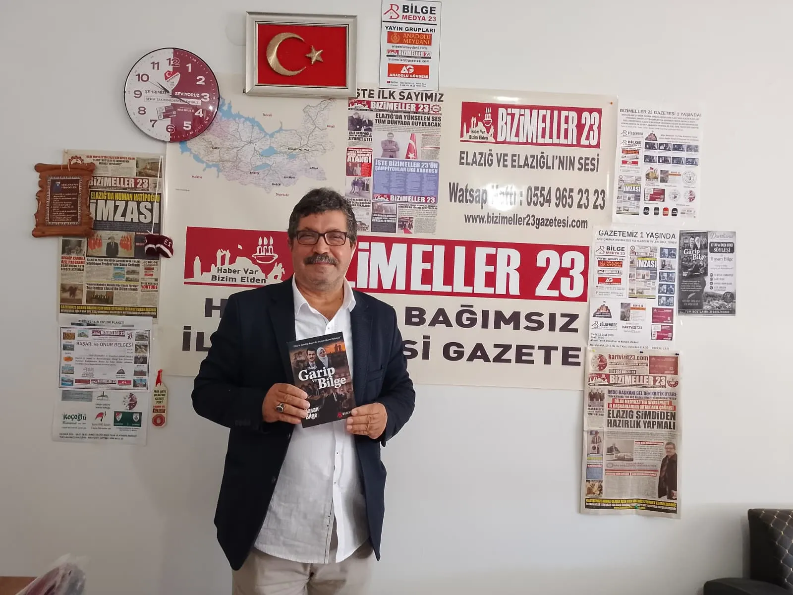 Manşet: ELAZIĞLI HASAN BİLGE’NİN “ELAZIĞLI GARİP VE BİLGE” KİTABI OKURLARIYLA BULUŞUYOR