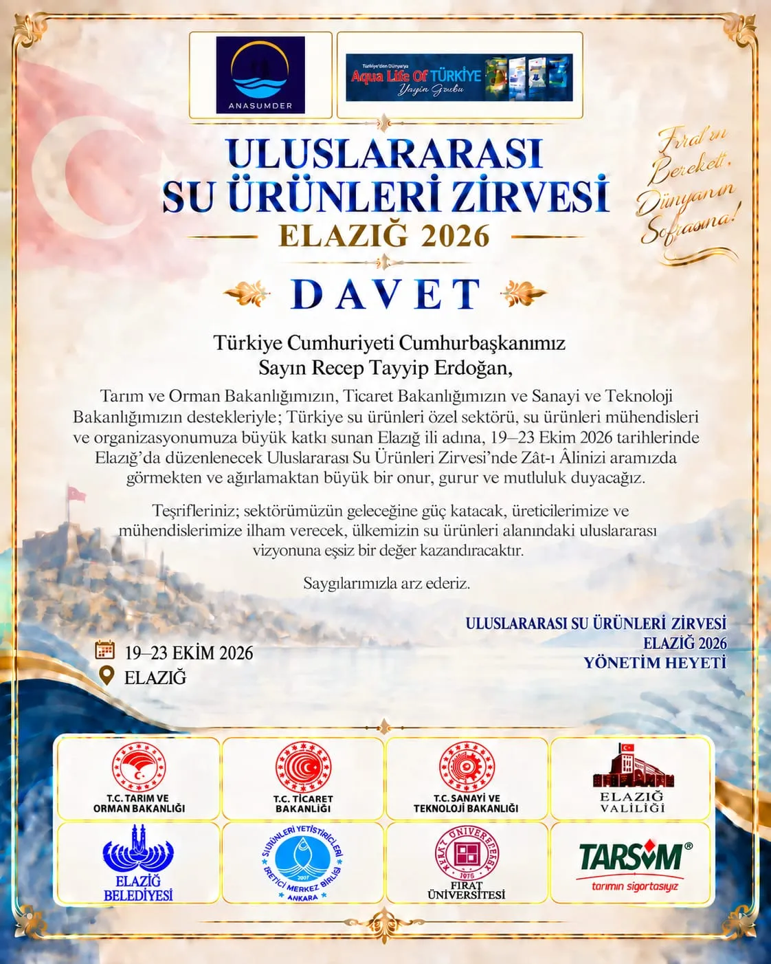 Manşet: ZİRVENİN İLK RESMÎ DAVETİ CUMHURBAŞKANI’NA