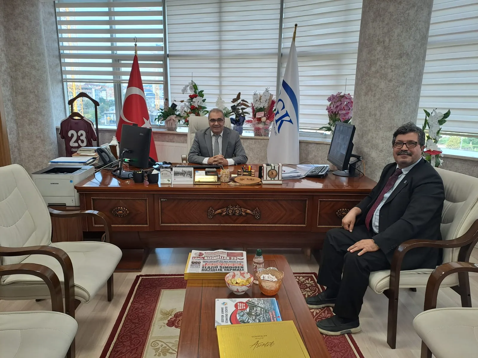 Manşet: ELAZIĞ SGK İL MÜDÜRLÜĞÜNE ZİYARET