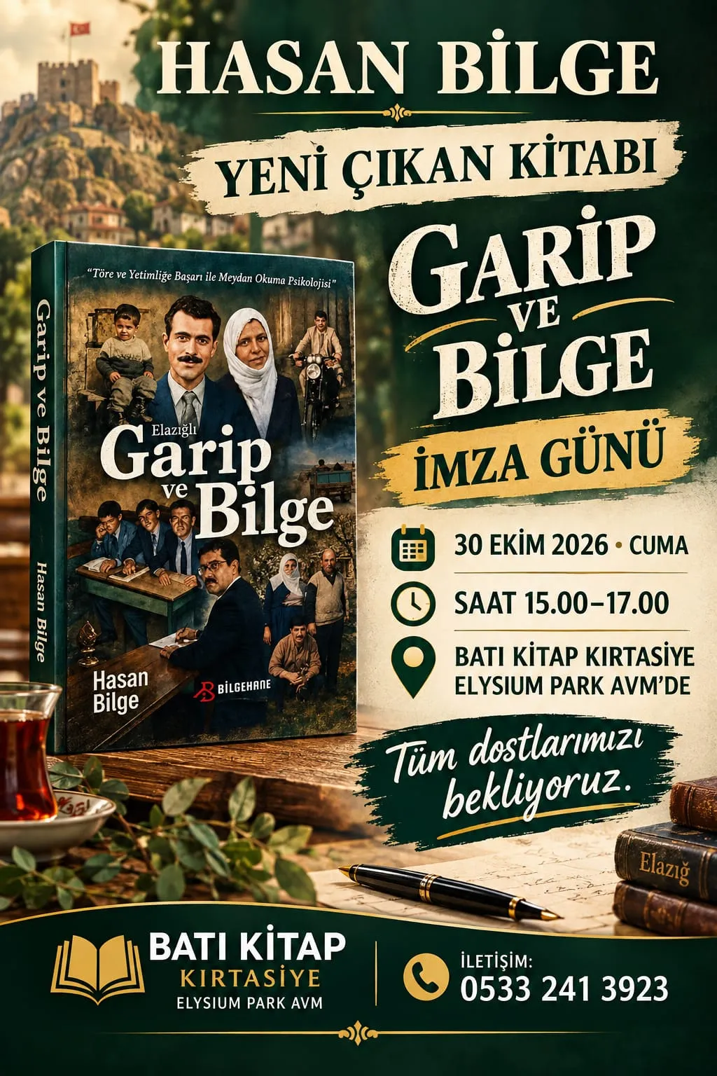 Manşet: GARİP VE BİLGE İMZA GÜNÜ İLE  OKUYUCUSU İLE BULUŞUYOR.
